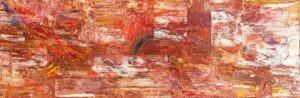 Lively Abstract Painting featuring movement and stability