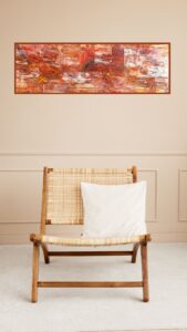 Passersby shown hanging in a room.